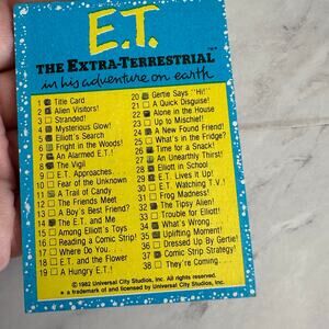 Vintage 1982 E.T. Trading Cards InComplete Set 1-87 Topps Good Condition